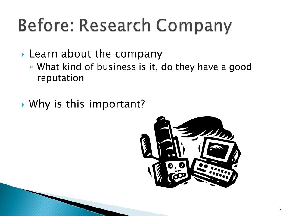 Before: Research Company