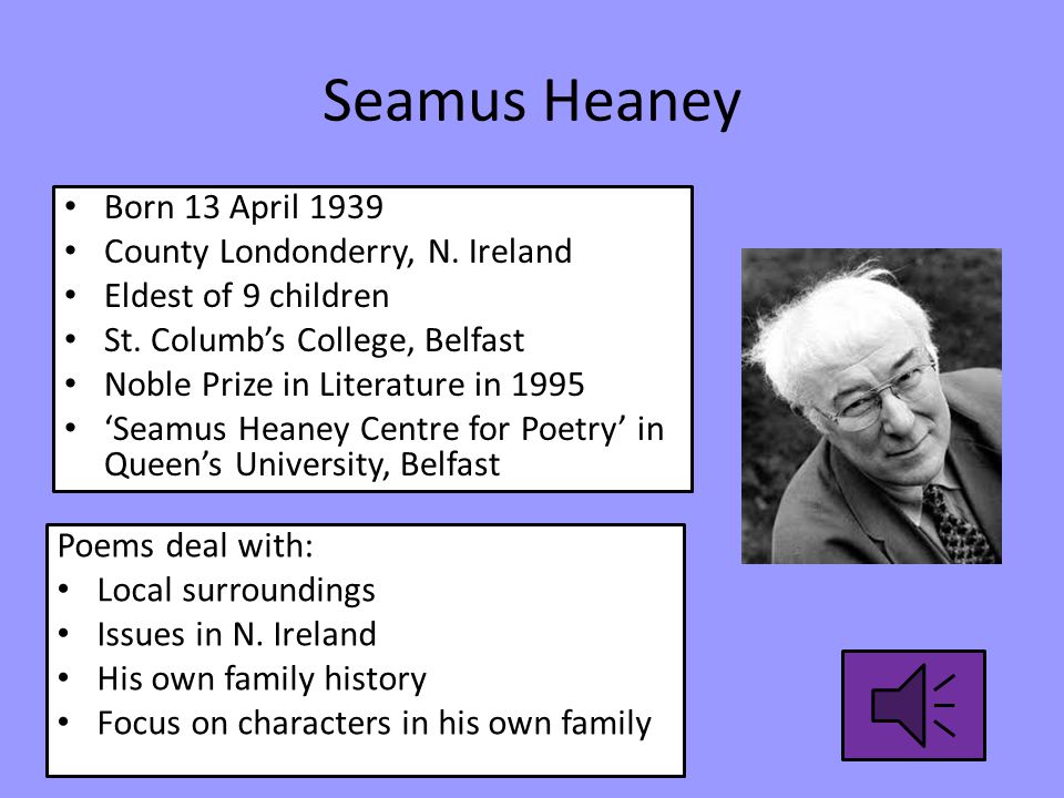seamus heaney born