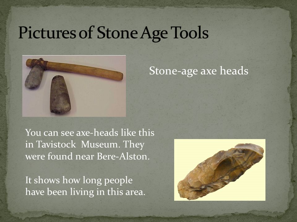 Age the stone tools from Top 10