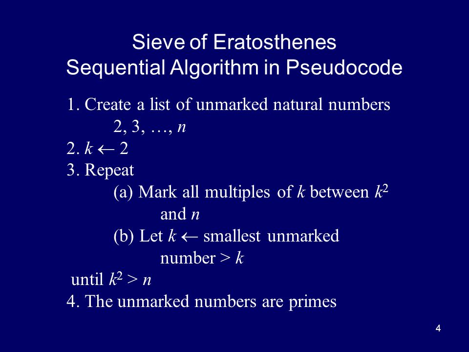 The Sieve of Eratosthenes - ppt video online download