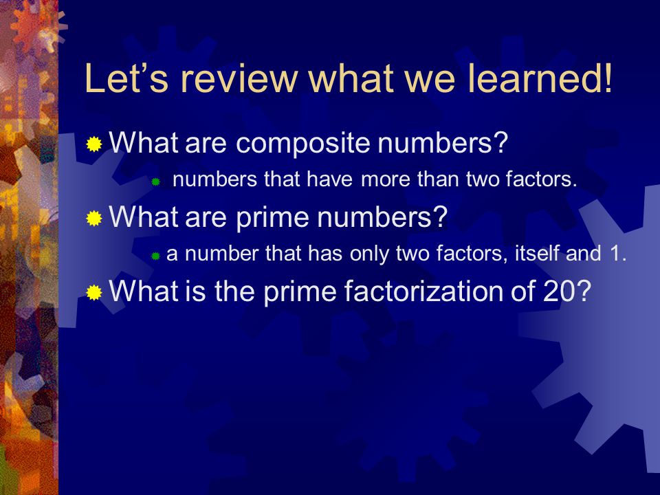 Let’s review what we learned!