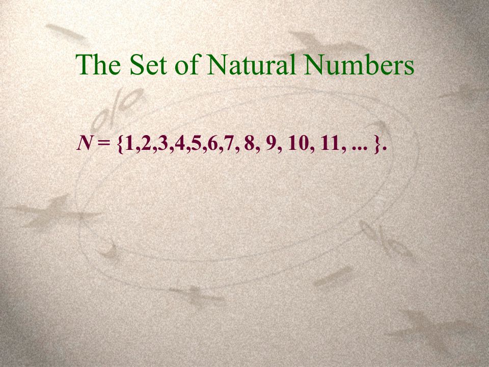 The Set of Natural Numbers