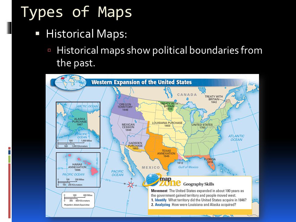 Types of Maps Historical Maps: