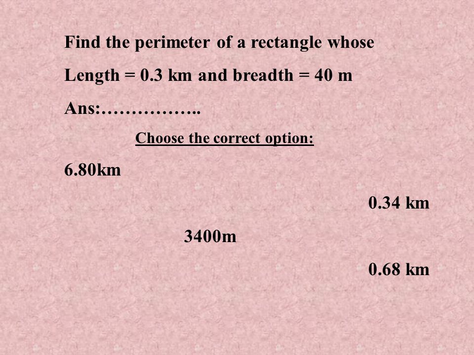 Find the perimeter of a rectangle whose