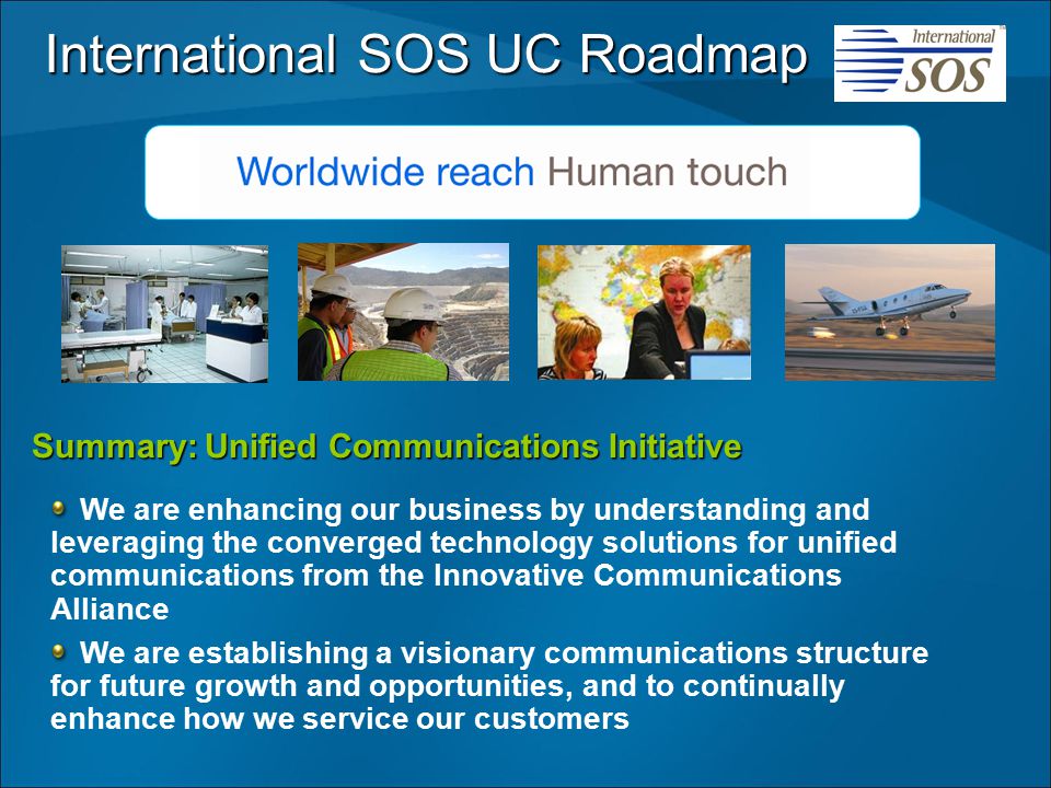 International SOS UC Roadmap