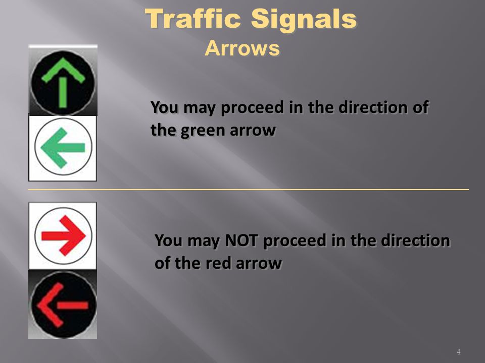 Traffic Signals Arrows