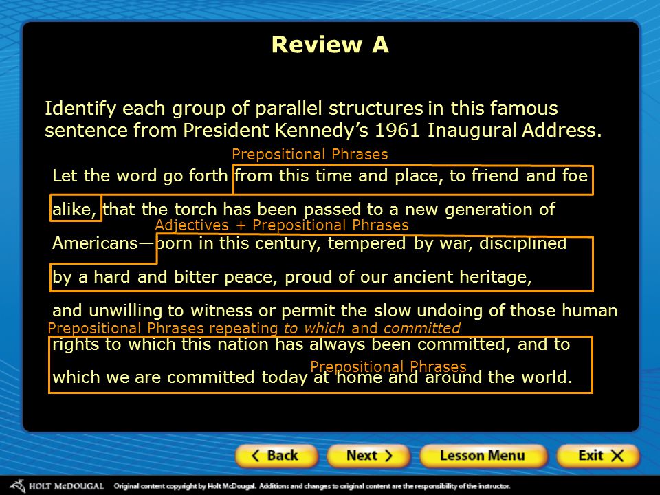 Writing With Concord Parallel Structure Ppt Download They guard the most valuable historical documents of the united states: writing with concord parallel