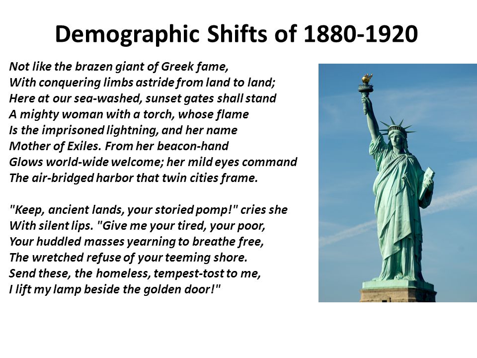 Demographic Shifts of