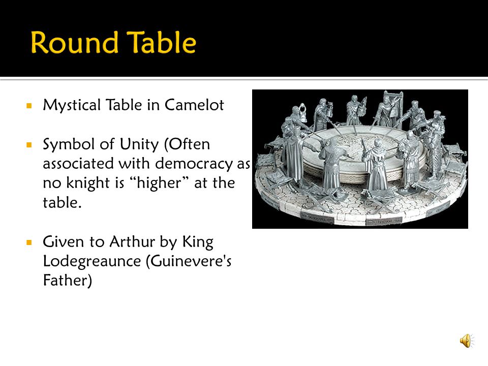 Round Table Mystical Table in Camelot