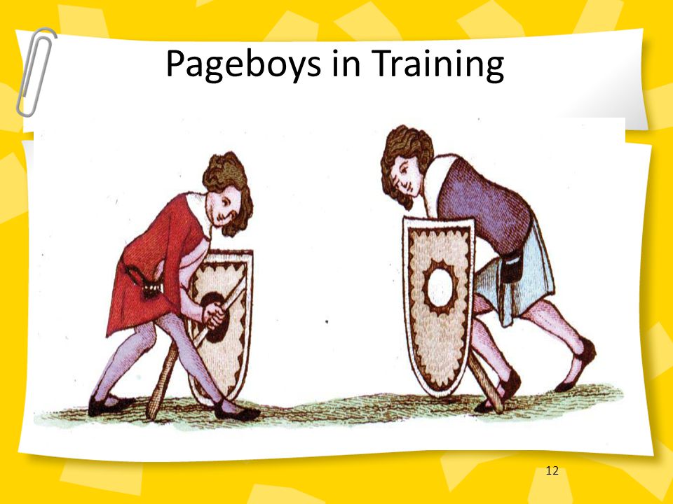 Pageboys in Training 12