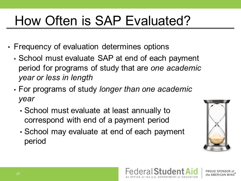 How Often is SAP Evaluated