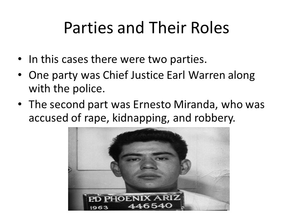 Parties and Their Roles