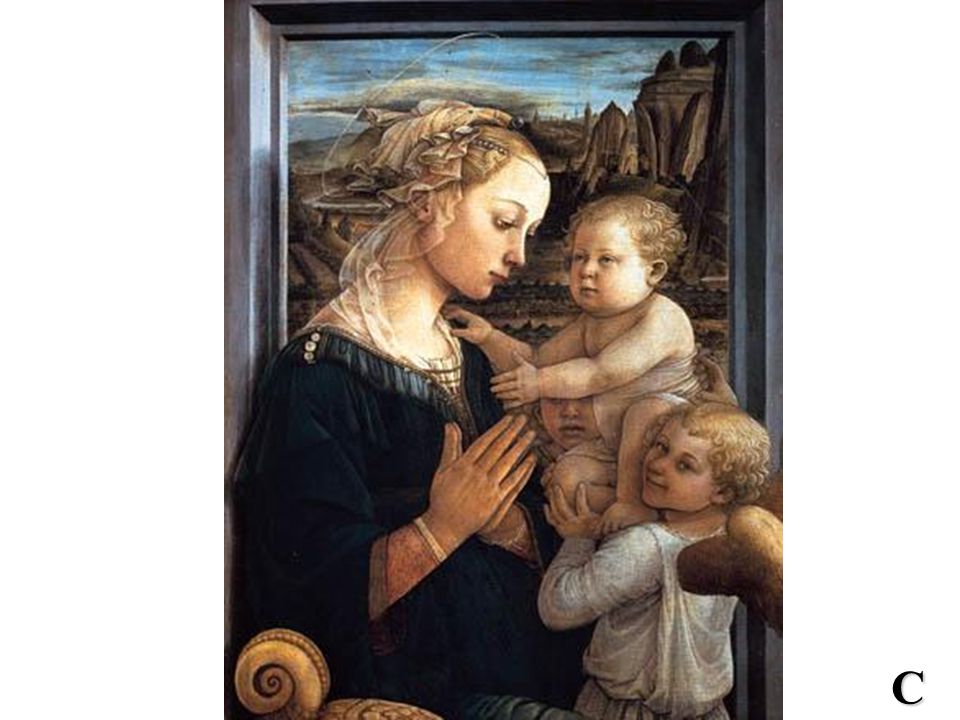 Lippi—(Madonna with Child and Angels)--Renaissance