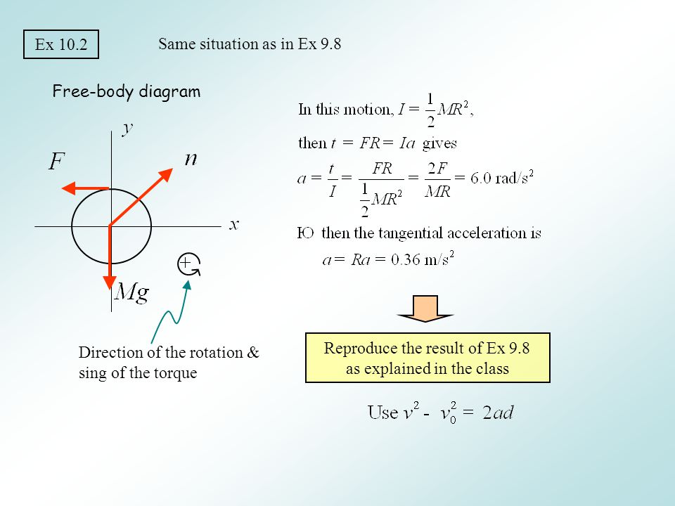 Review Chap. 10 Dynamics of Rotational Motion - ppt download