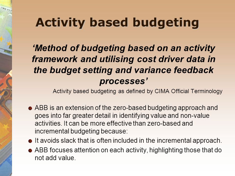 incremental budgeting advantages and disadvantages