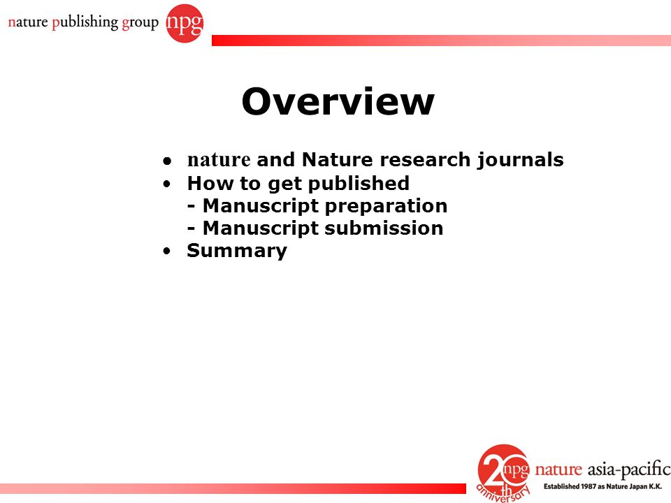 How to get your papers published in Nature journals - ppt video online  download