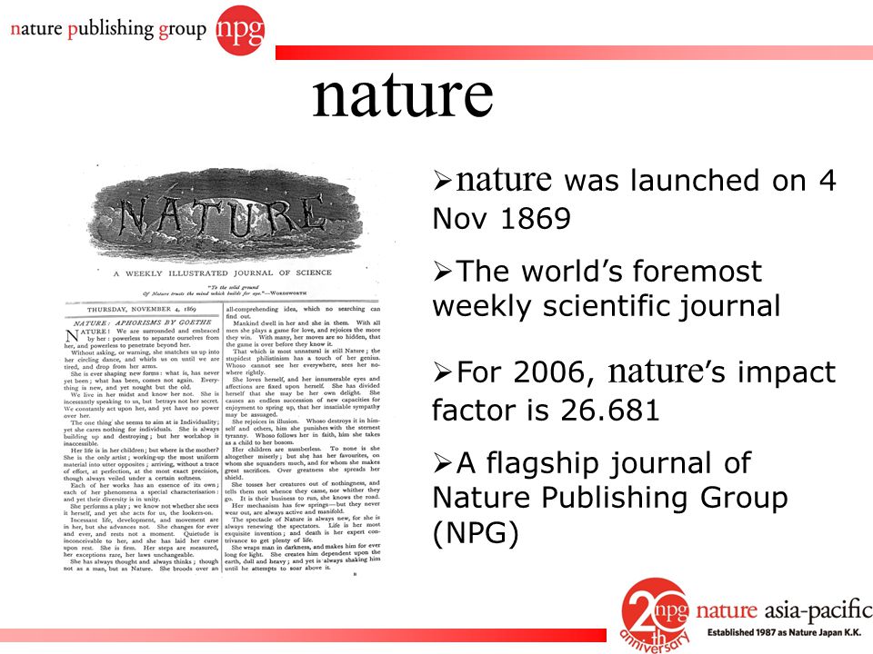 How to get your papers published in Nature journals - ppt video online