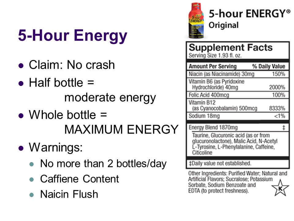 Energy Drinks Martin Bushman Chemical Engineering Senior ...