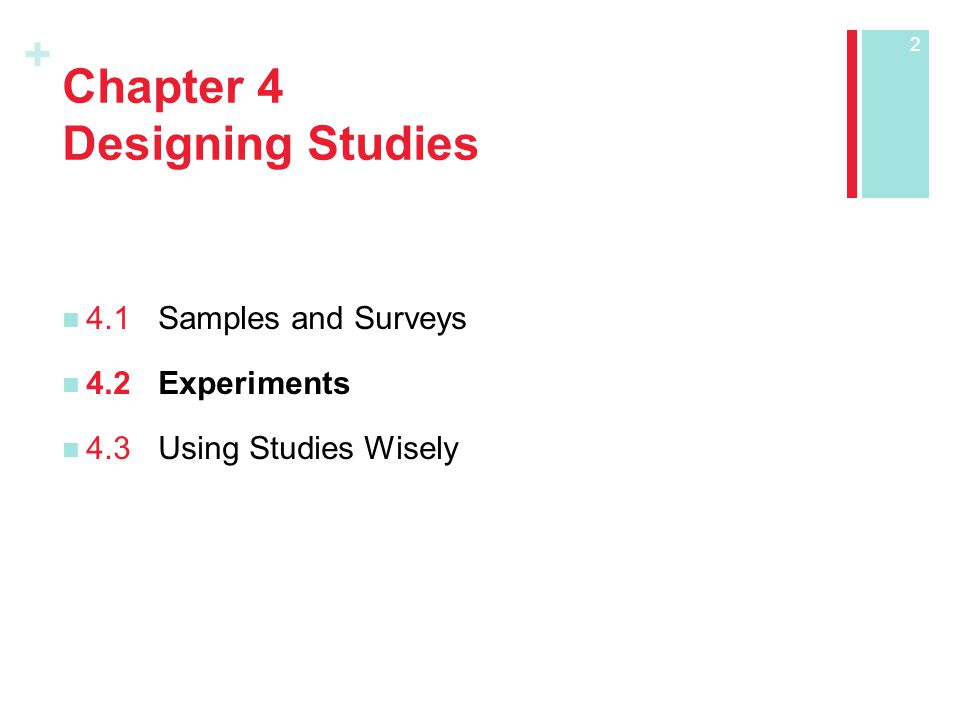 Chapter 4: Designing Studies - Ppt Video Online Download