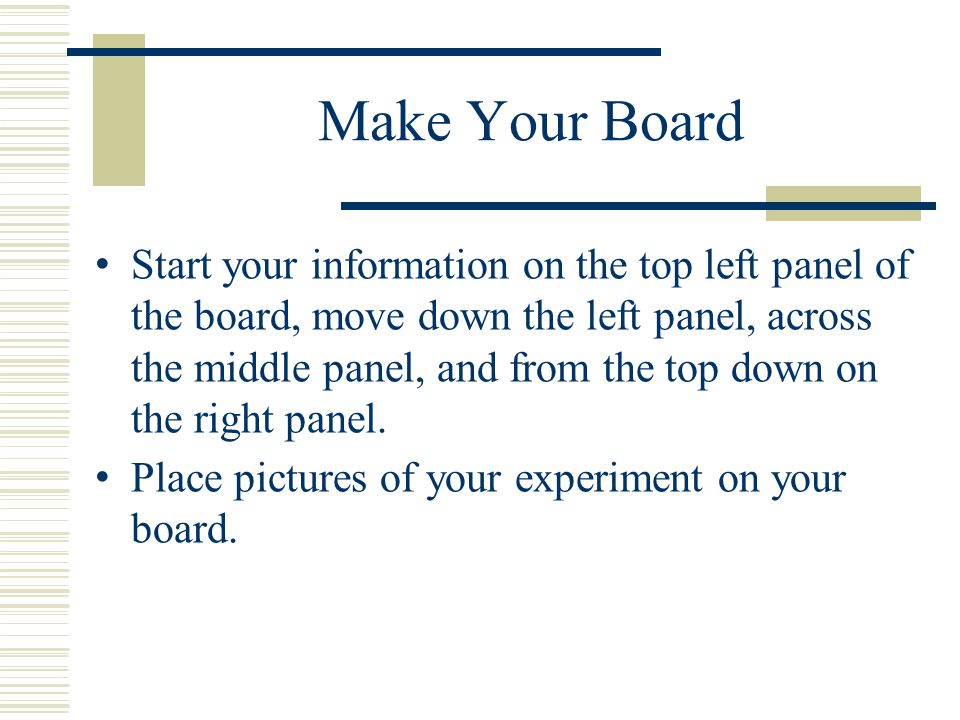 Make Your Board