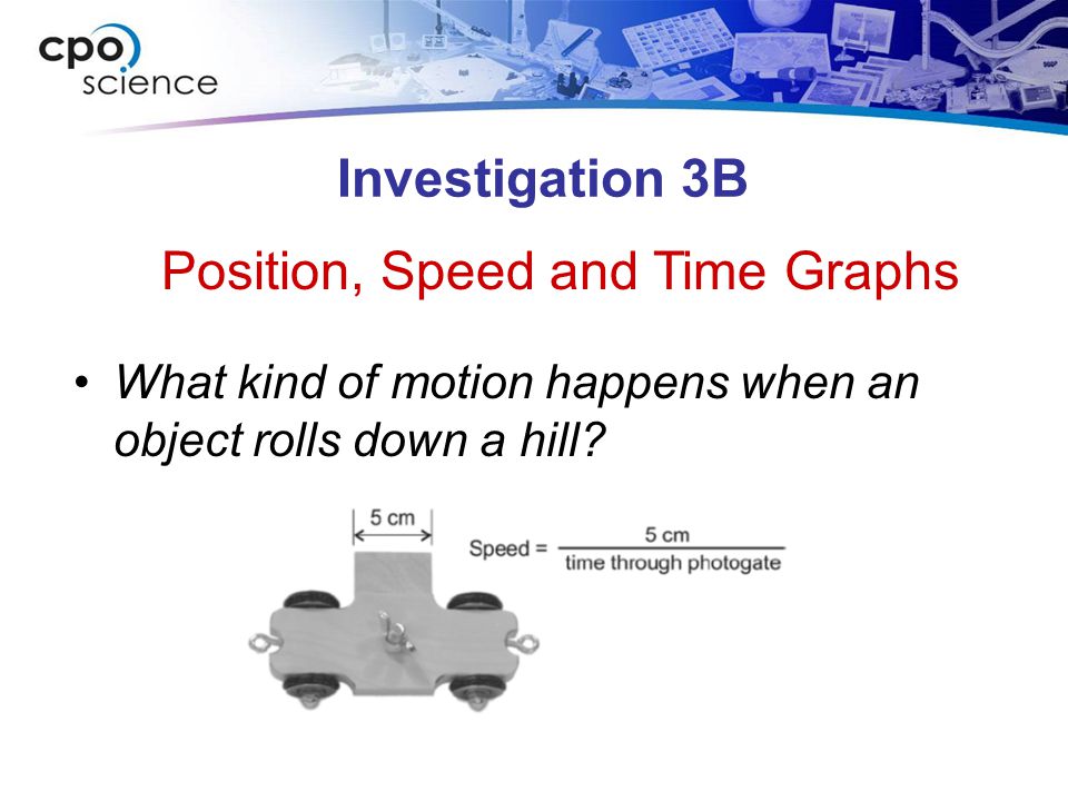 Position, Speed and Time Graphs
