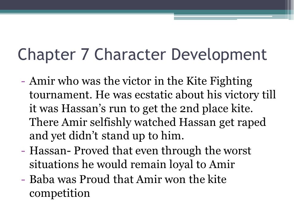 The Kite Runner Chapters - ppt download