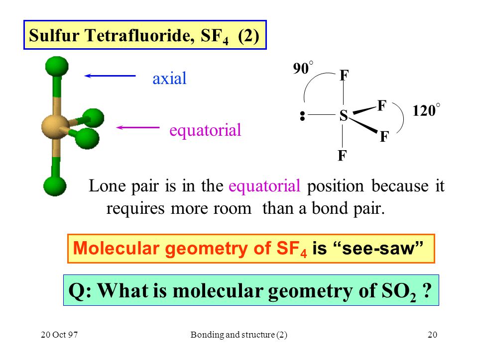 Sulfur Tetrafluoride, SF4 (2) .