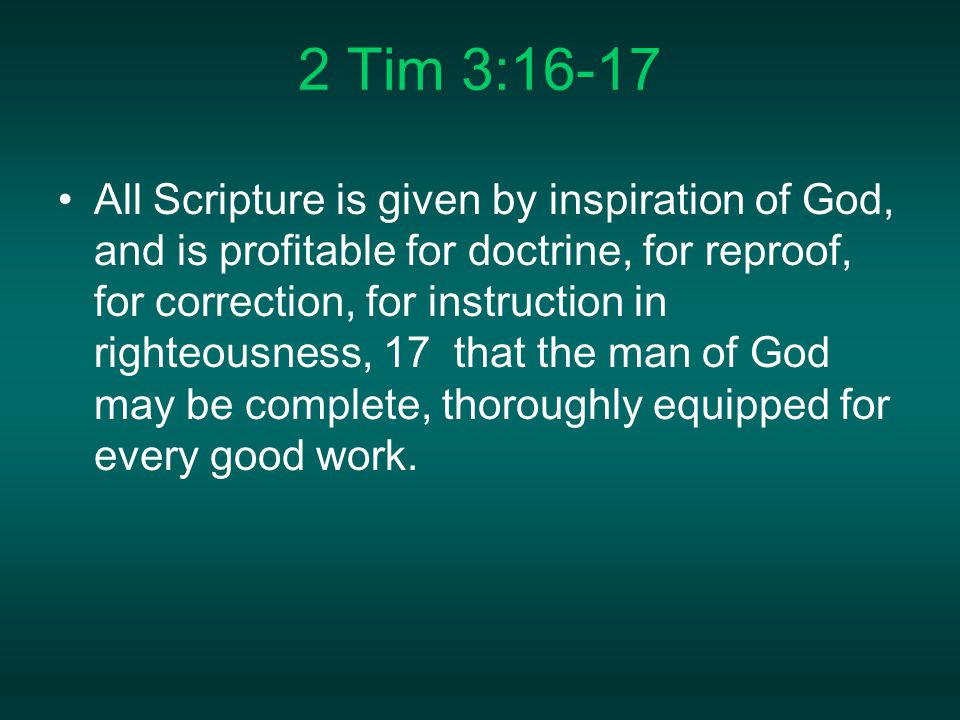 2 Tim 3:16-17