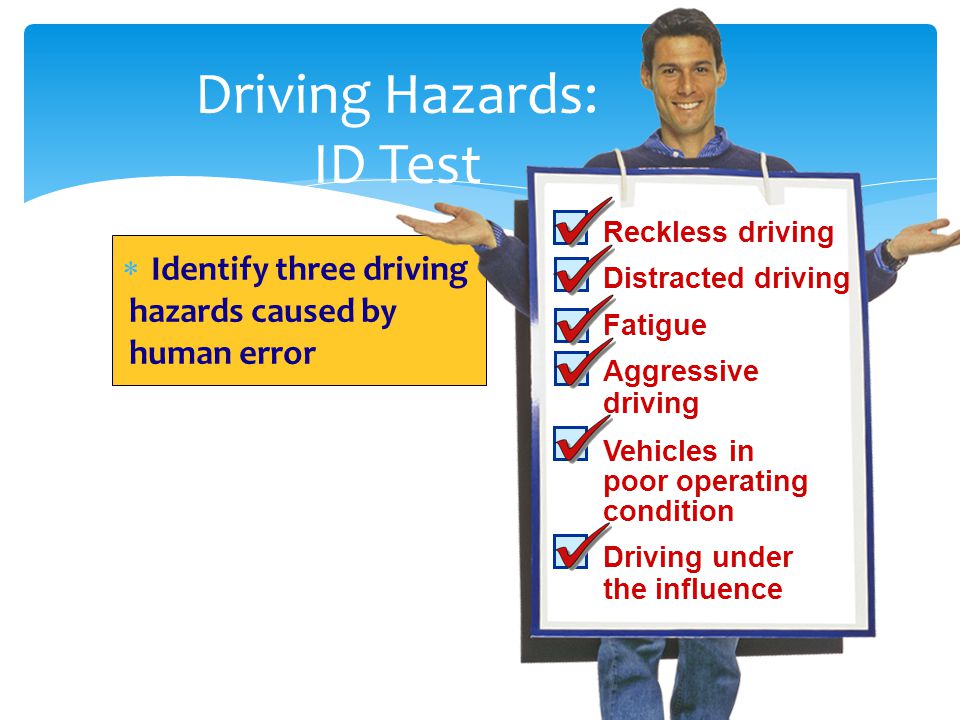 Driving Hazards: ID Test