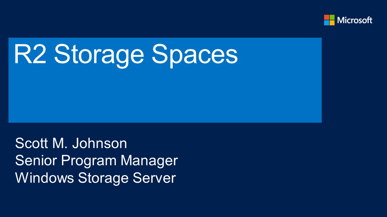Window Storage Server 2012 R2 Ppt Download
