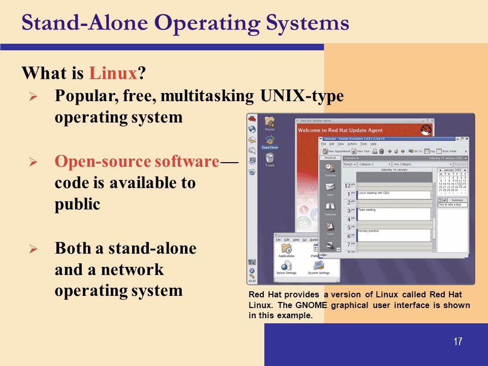 Stand-Alone Operating Systems