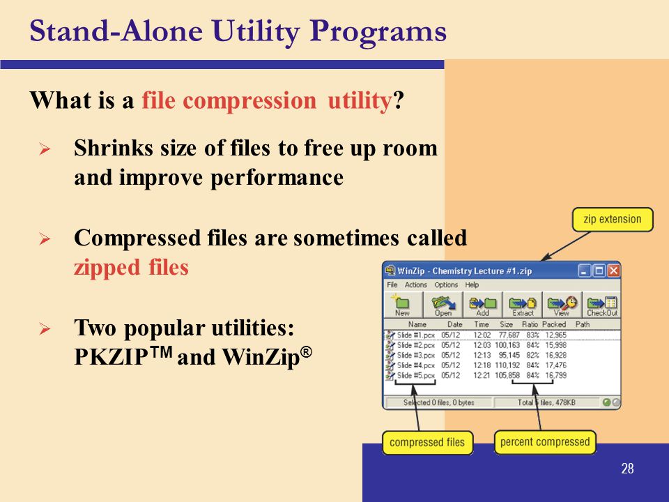 Stand-Alone Utility Programs