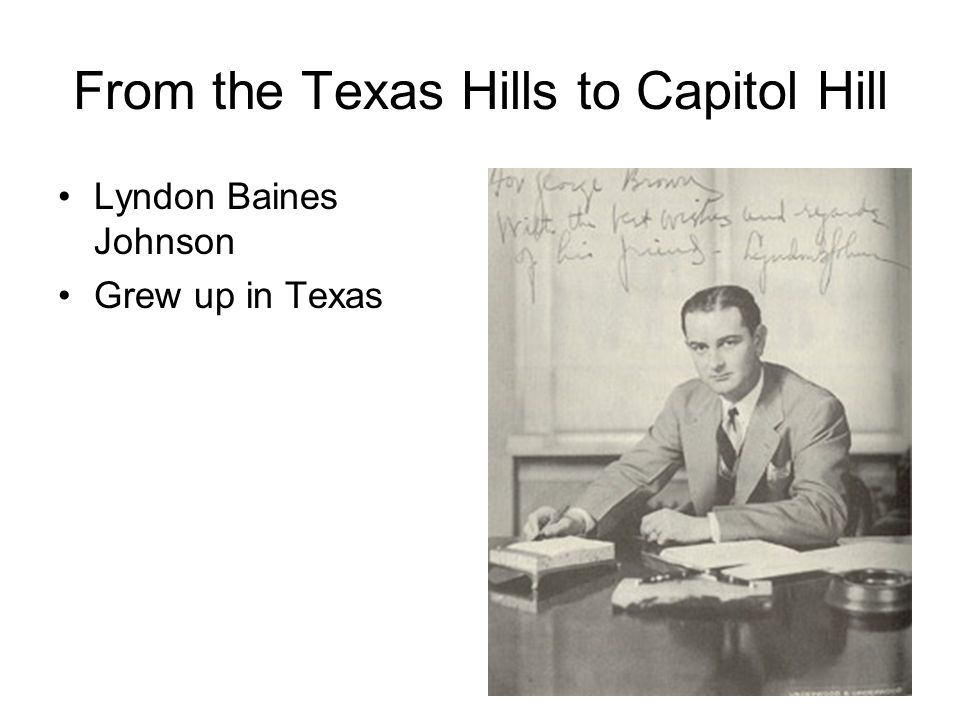 From the Texas Hills to Capitol Hill