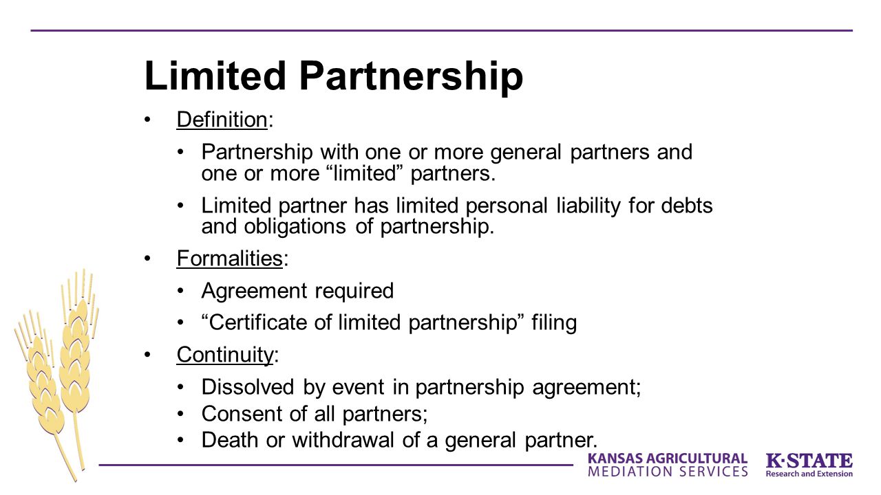 Master Limited Partnerships Examples