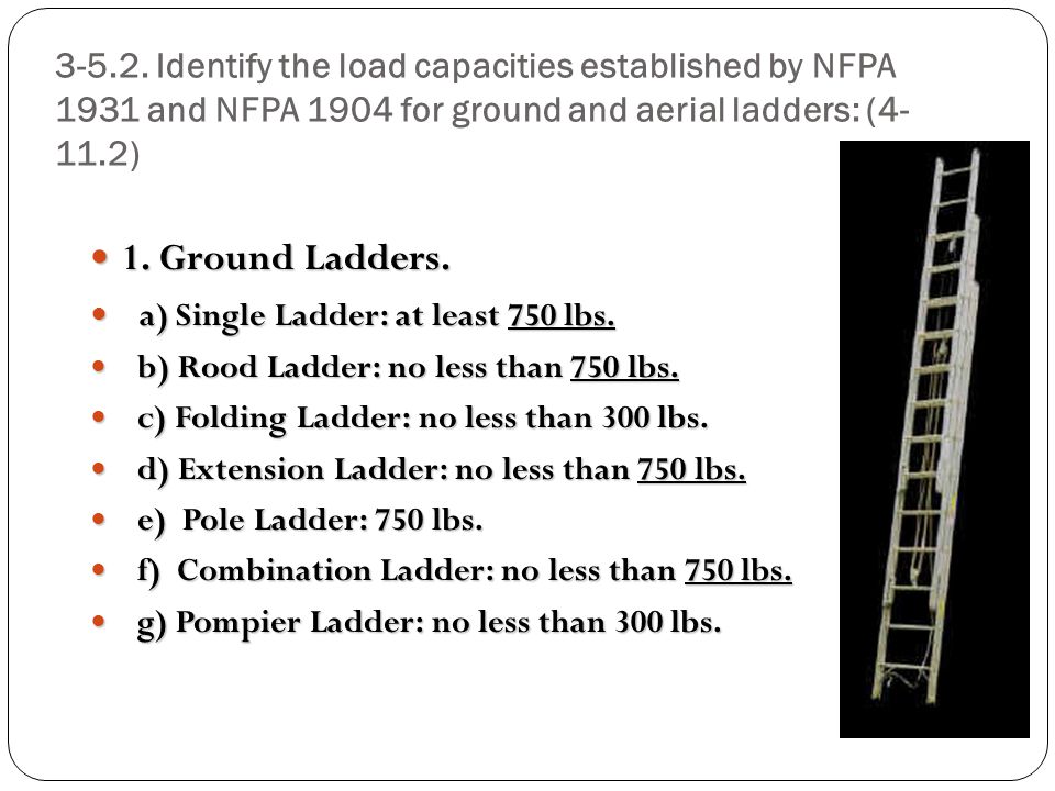 Firefighter III Module A Ladders (4-11). - ppt download