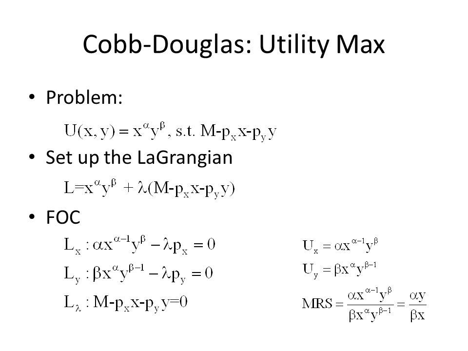 Utility Maximization. - ppt video online download