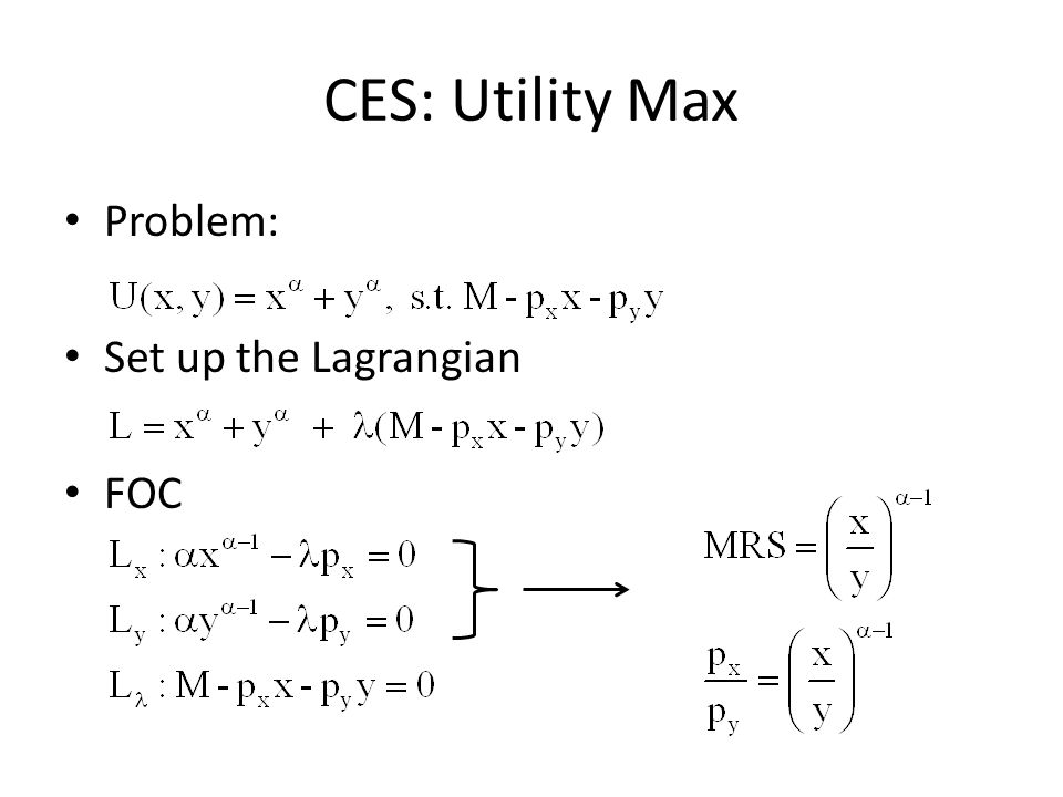 Utility Maximization. - ppt video online download