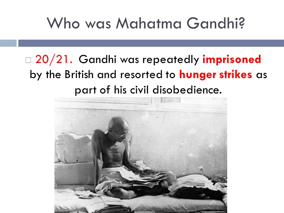 Gandhi Hunger Strike