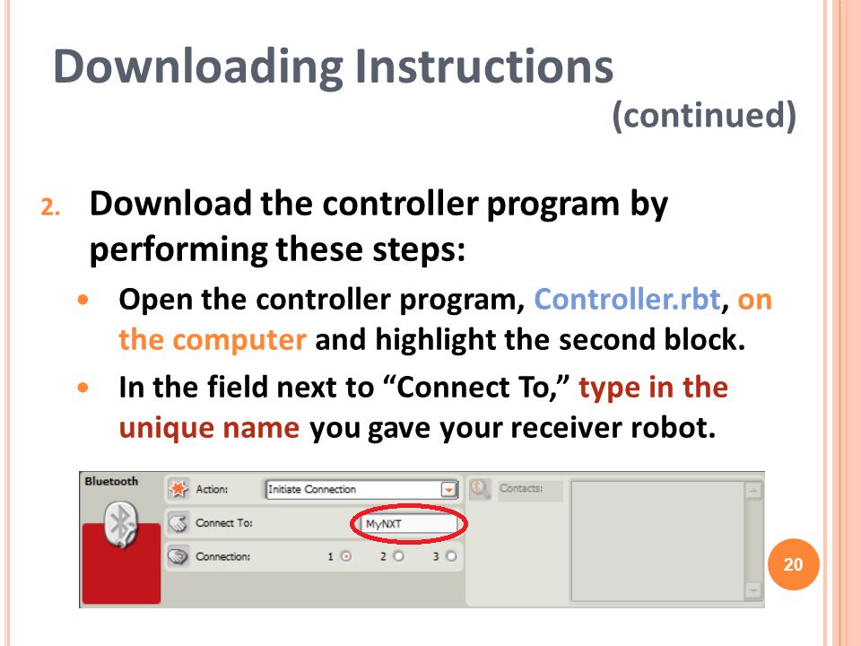 Downloading Instructions