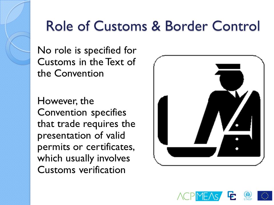 Role of Customs & Border Control