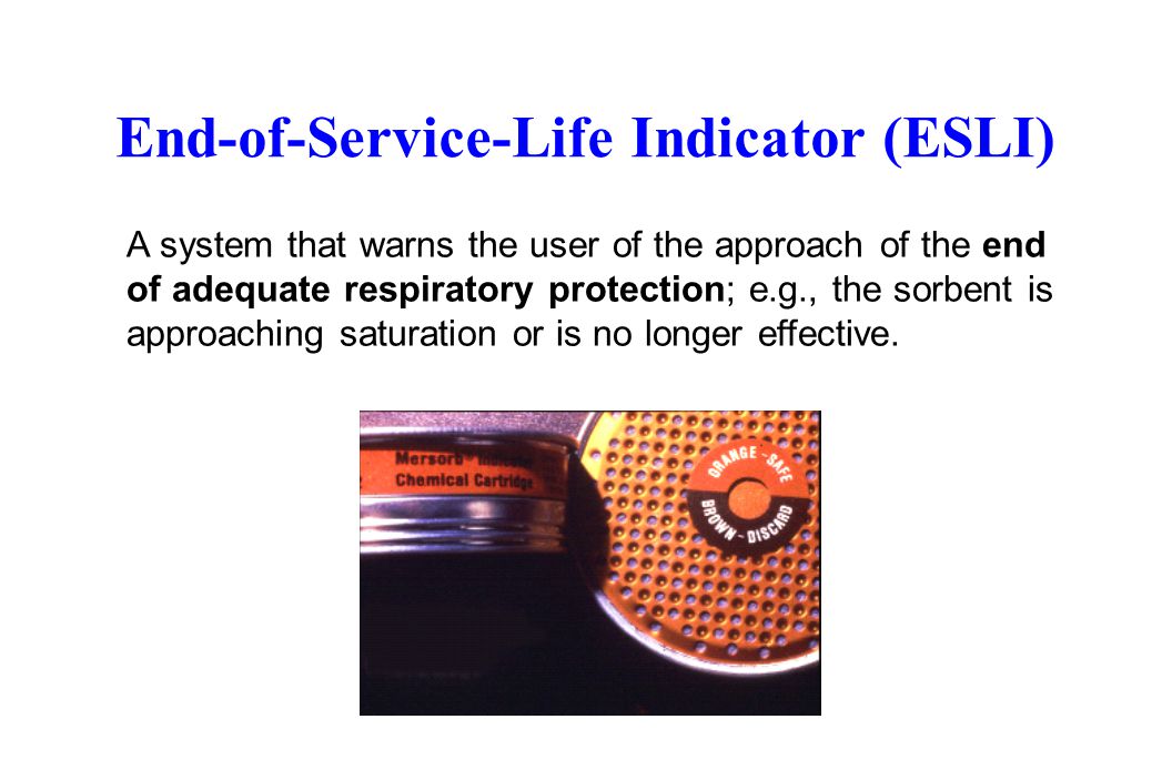 End-of-Service-Life Indicator (ESLI)