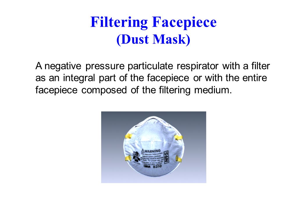 Filtering Facepiece (Dust Mask)