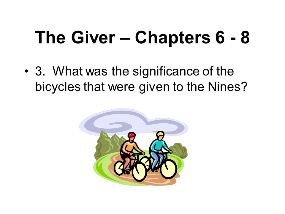The Giver – Chapters