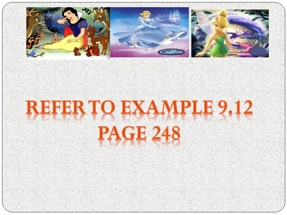 REFER TO EXAMPLE 9.12 PAGE 248