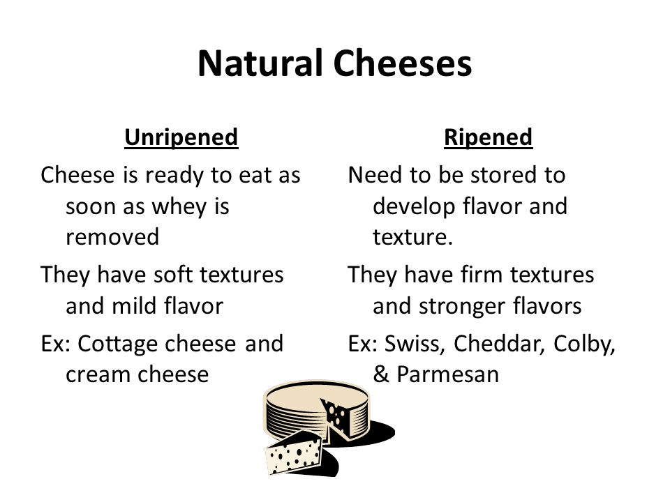 Natural Cheeses
