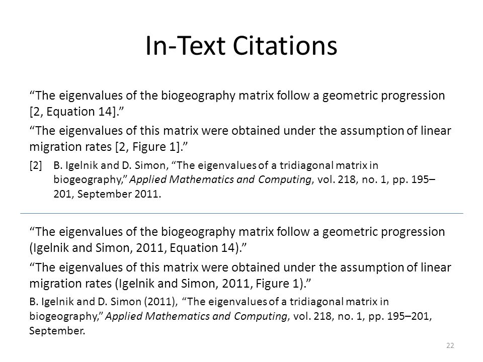Lecture 2 References And Citations Dan Simon Ppt Video Online Download