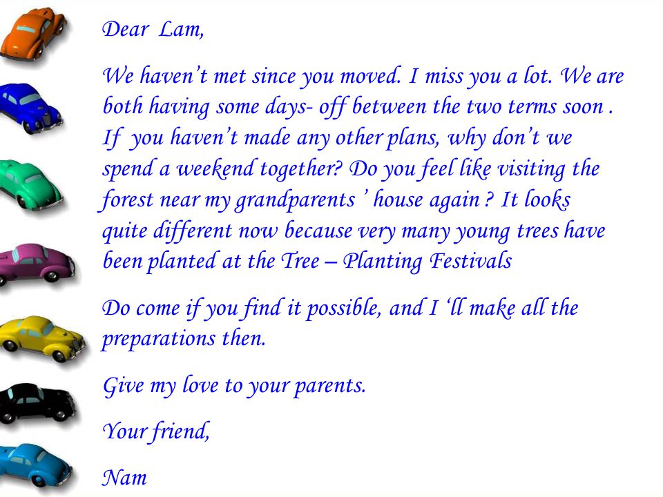 Dear Lam,