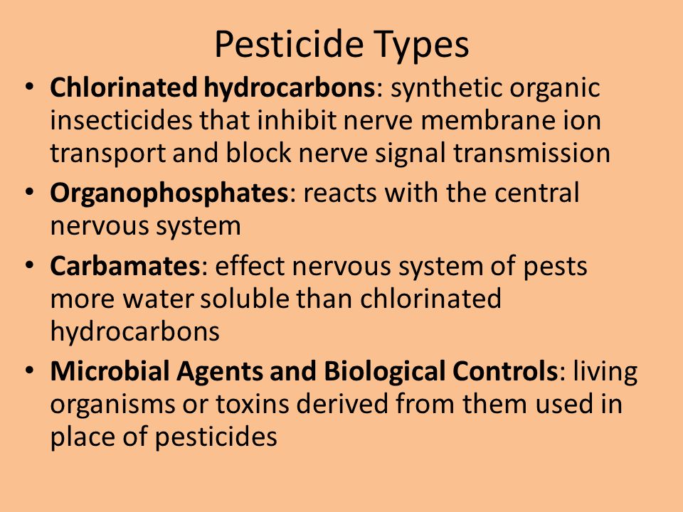 Pesticide Types
