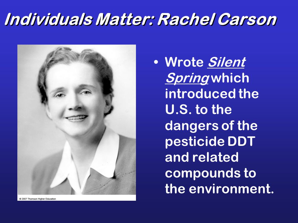 Individuals Matter: Rachel Carson