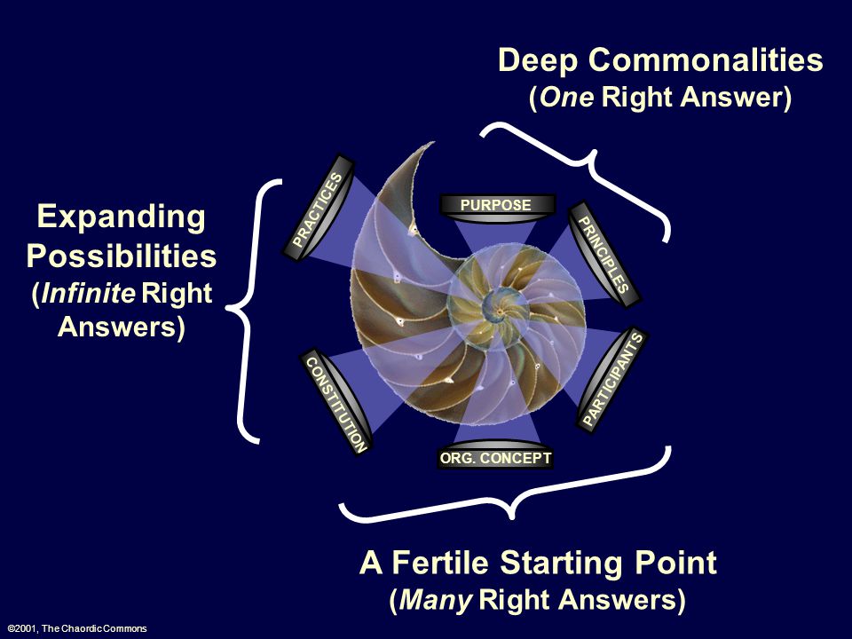 Deep Commonalities Expanding Possibilities A Fertile Starting Point